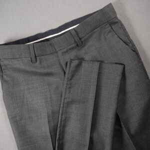 Crewcuts Ludlow Slim Wool Stretch Girl Pants 16 Pleated Gray Office Work School